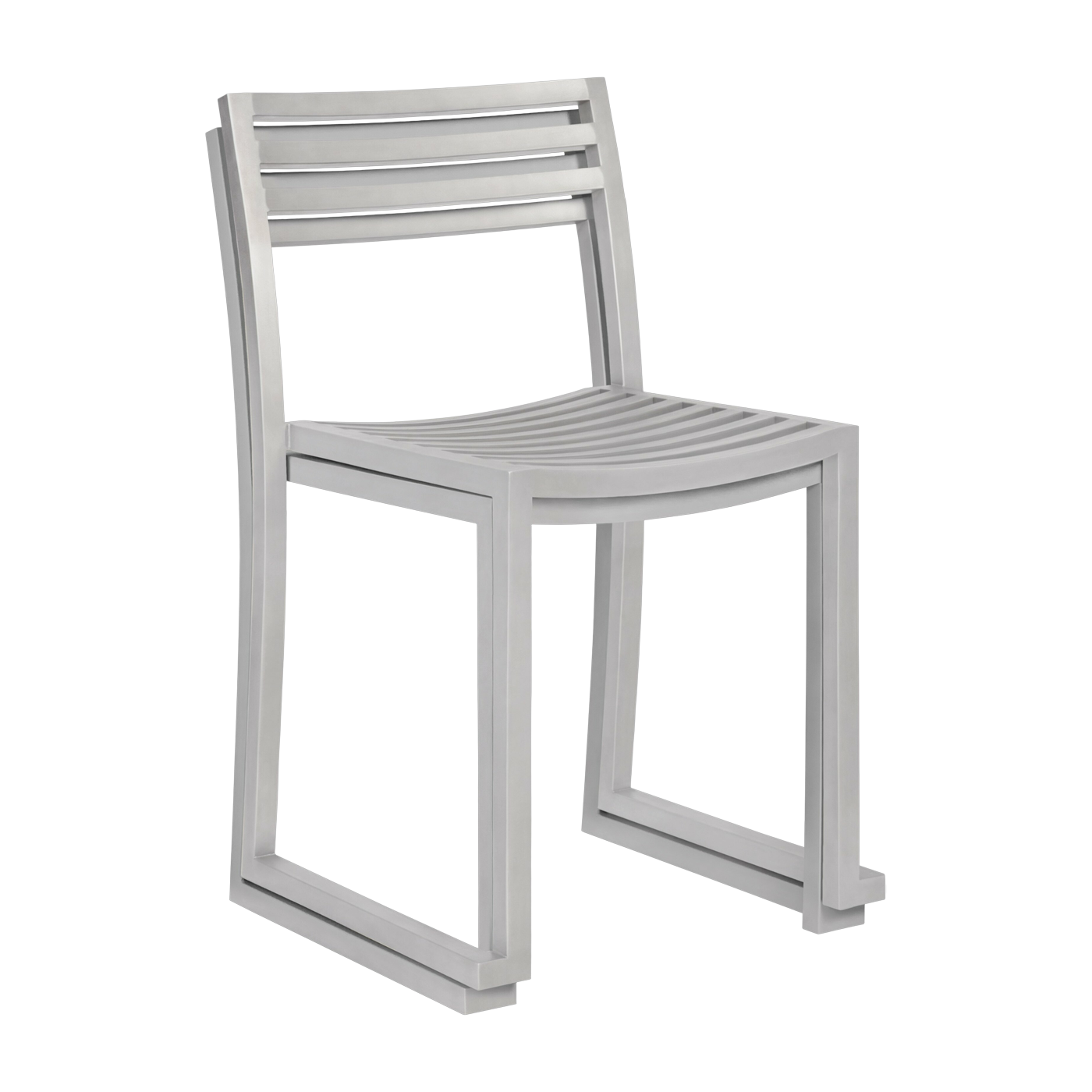 2 sillas de acero inoxidable mate Chop - Hem