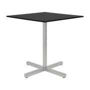 Square table in stainless steel and laminate Chop - Hem