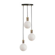 Black walnut rosette pendant 300 cm - Tala