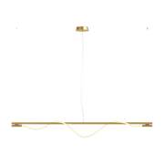 Suspension en aluminium doré 180 cm Tau - Maytoni