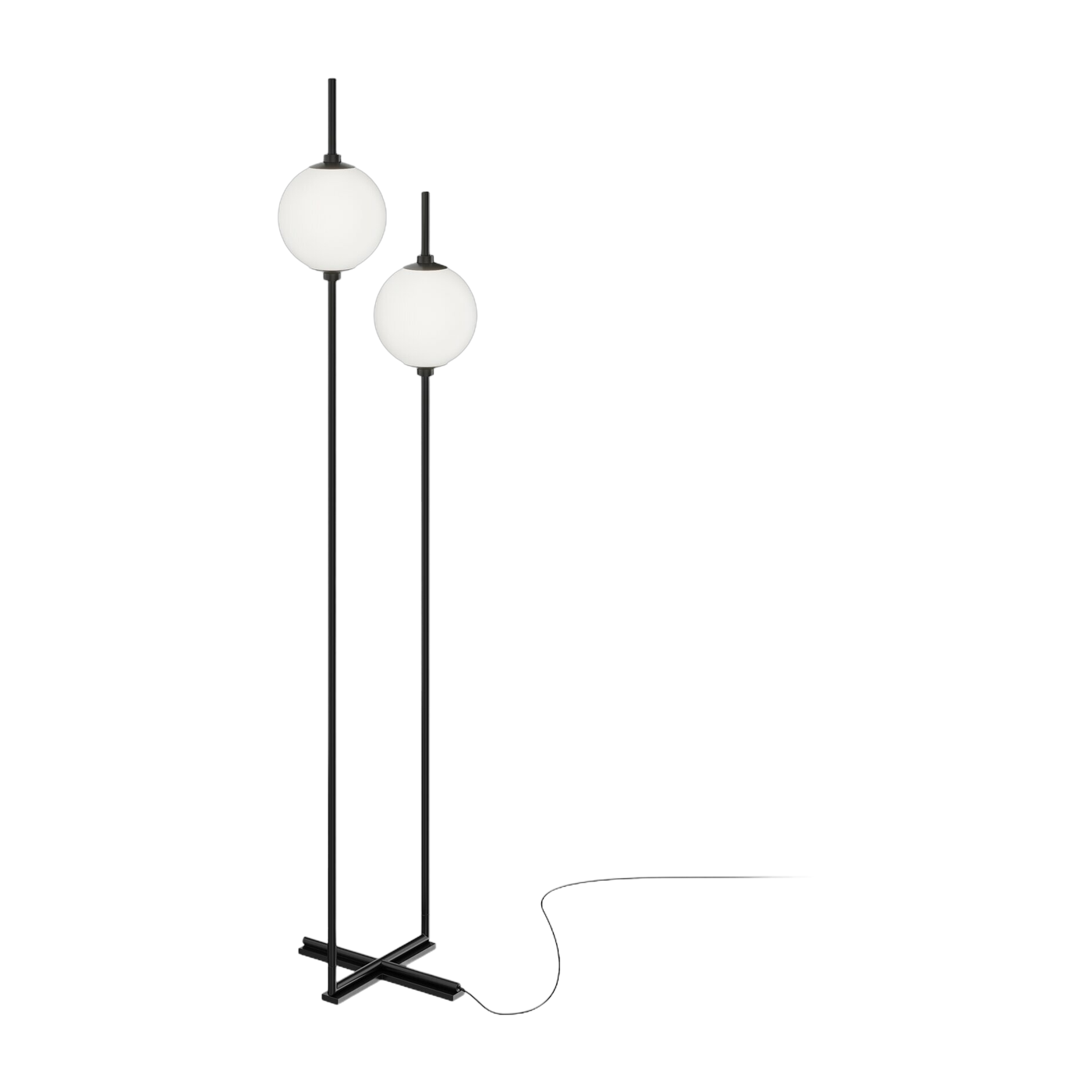Lámpara de pie en metal negro 150 cm Sixth sense - Maytoni