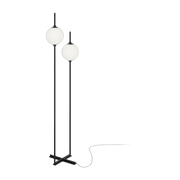 Sixth sense lampada da terra in metallo nero 150 cm - Maytoni