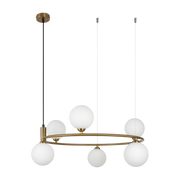 Pendelleuchte aus Messing 58 cm Ring - Maytoni