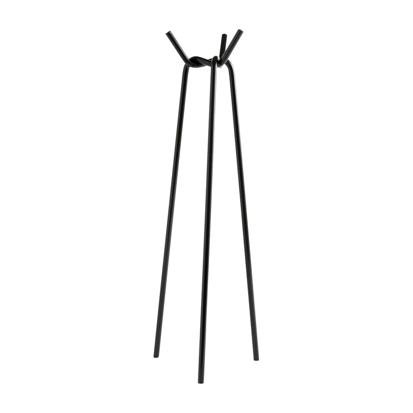 Porte-manteaux en acier noir Knit - HAY