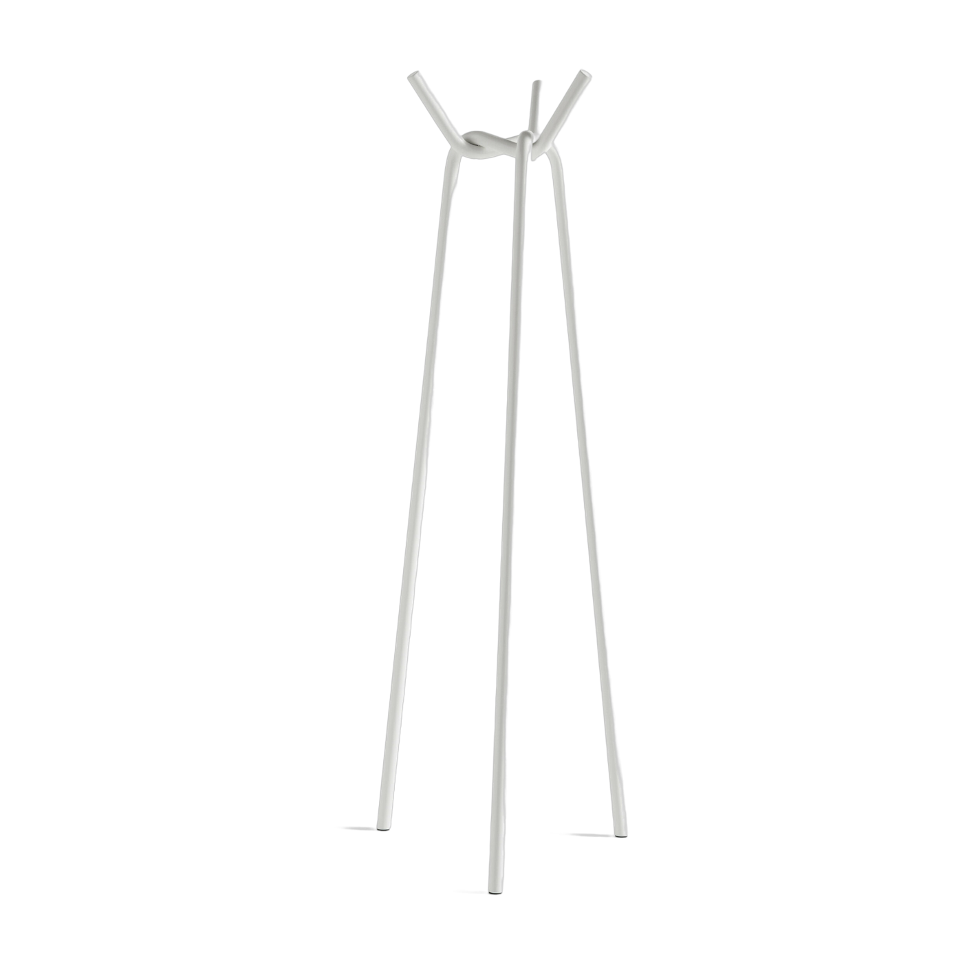 Porte-manteaux en acier blanc Knit - HAY