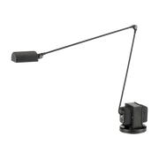Lampe de bureau en métal noir Daphine Halogène - Lumina