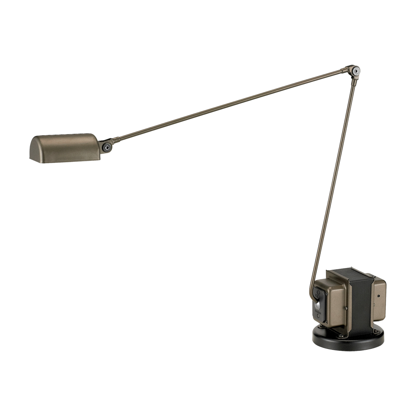 bureau lamp in copper-plated metal Daphine - Lumina