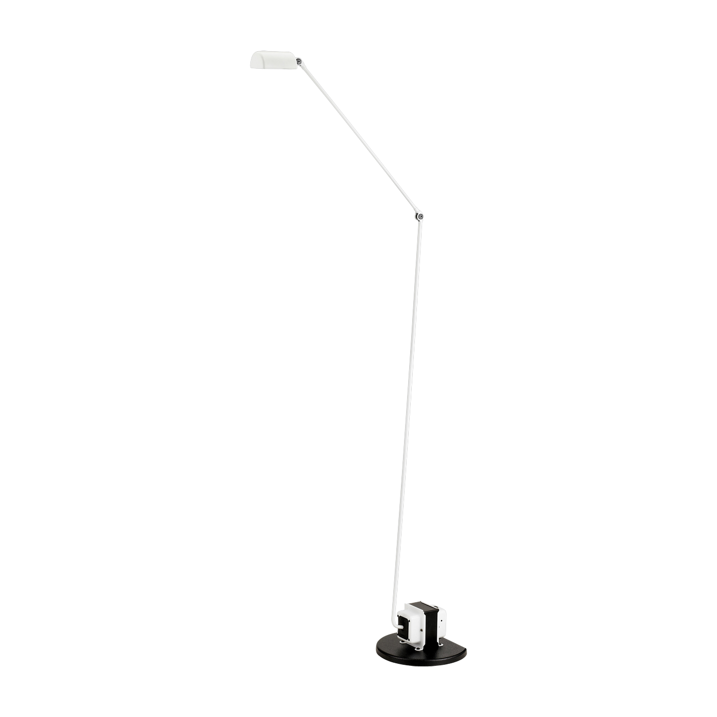 Matte white metal floor lamp Daphine Halogen Terra - Lumina