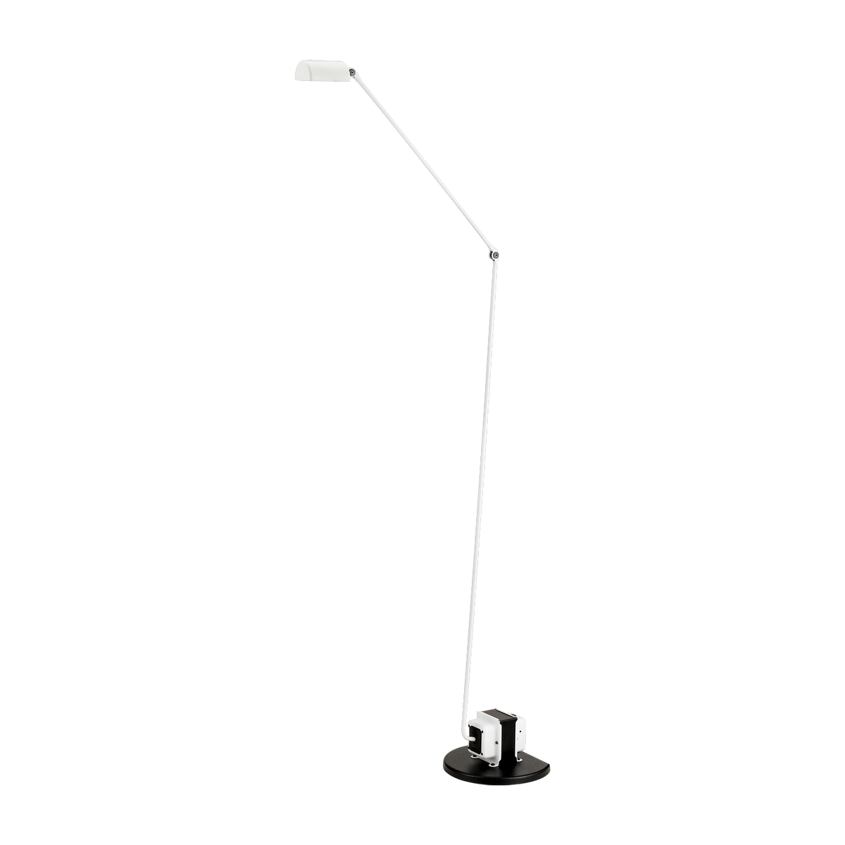 Matte white metal floor lamp Daphine Terra - Lumina