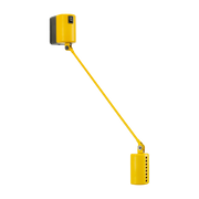 Matte yellow metal wall sconce Daphine Parete - Lumina