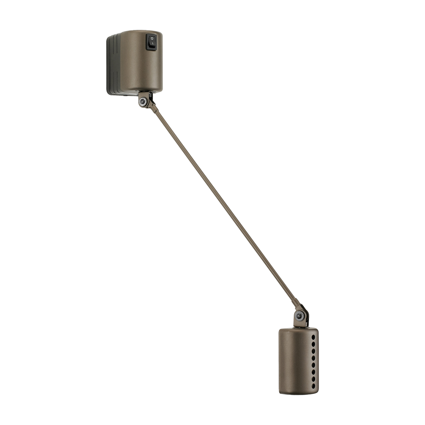 Copper-plated metal wall sconce Daphine Parete - Lumina