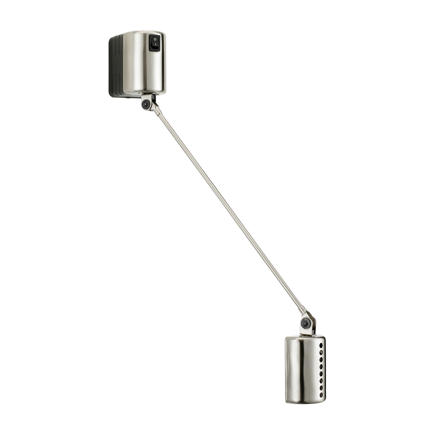 Silver metal wall sconce Daphine Parete - Lumina