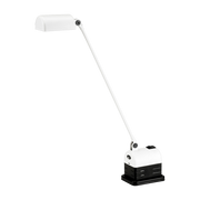 Lampada a batteria Daphinette in metallo bianco opaco - Lumina
