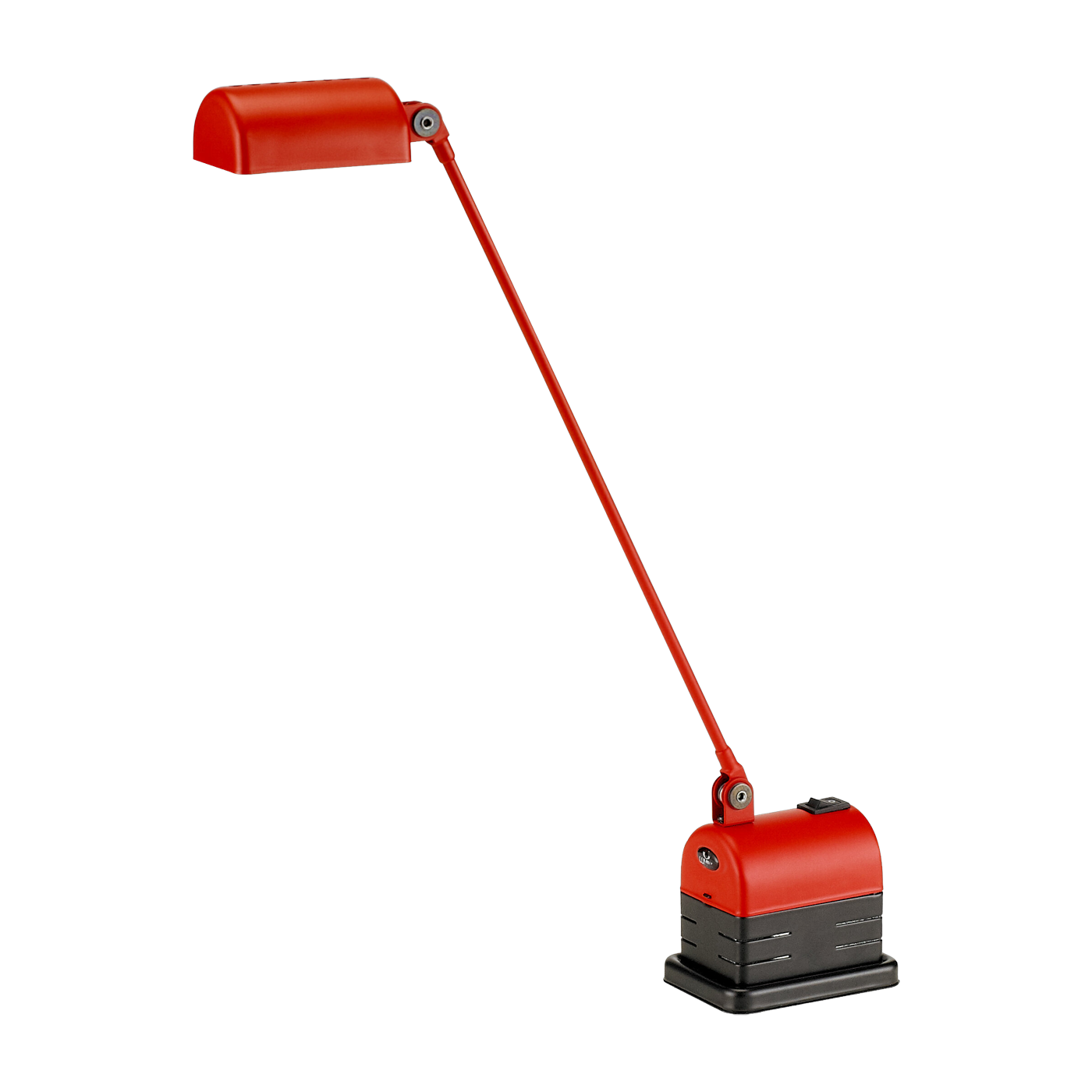 Daphinette cordless lamp in matt red metal - Lumina