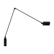 Lampada bureau di metallo nero Daphine Cilindro - Lumina