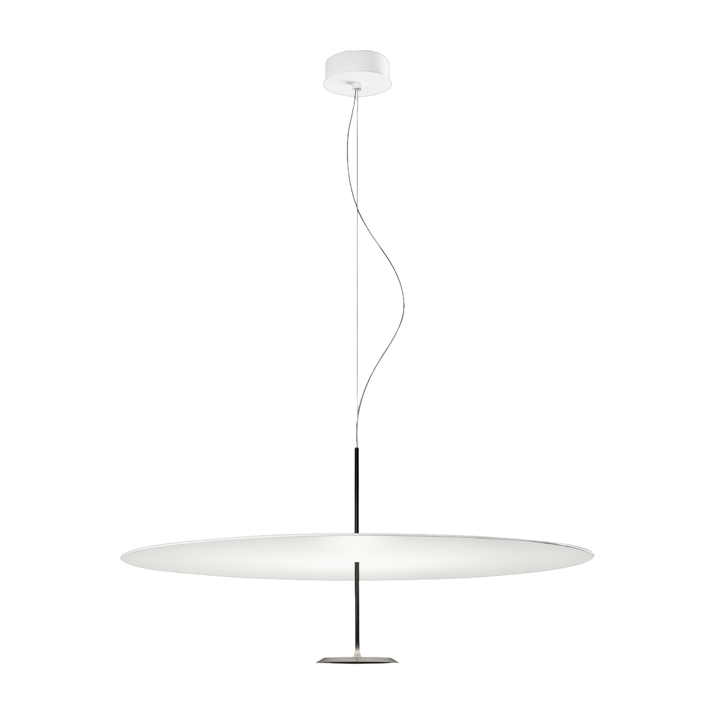 مصباح معلق من المعدن الأسود Dot 600 - Lumina