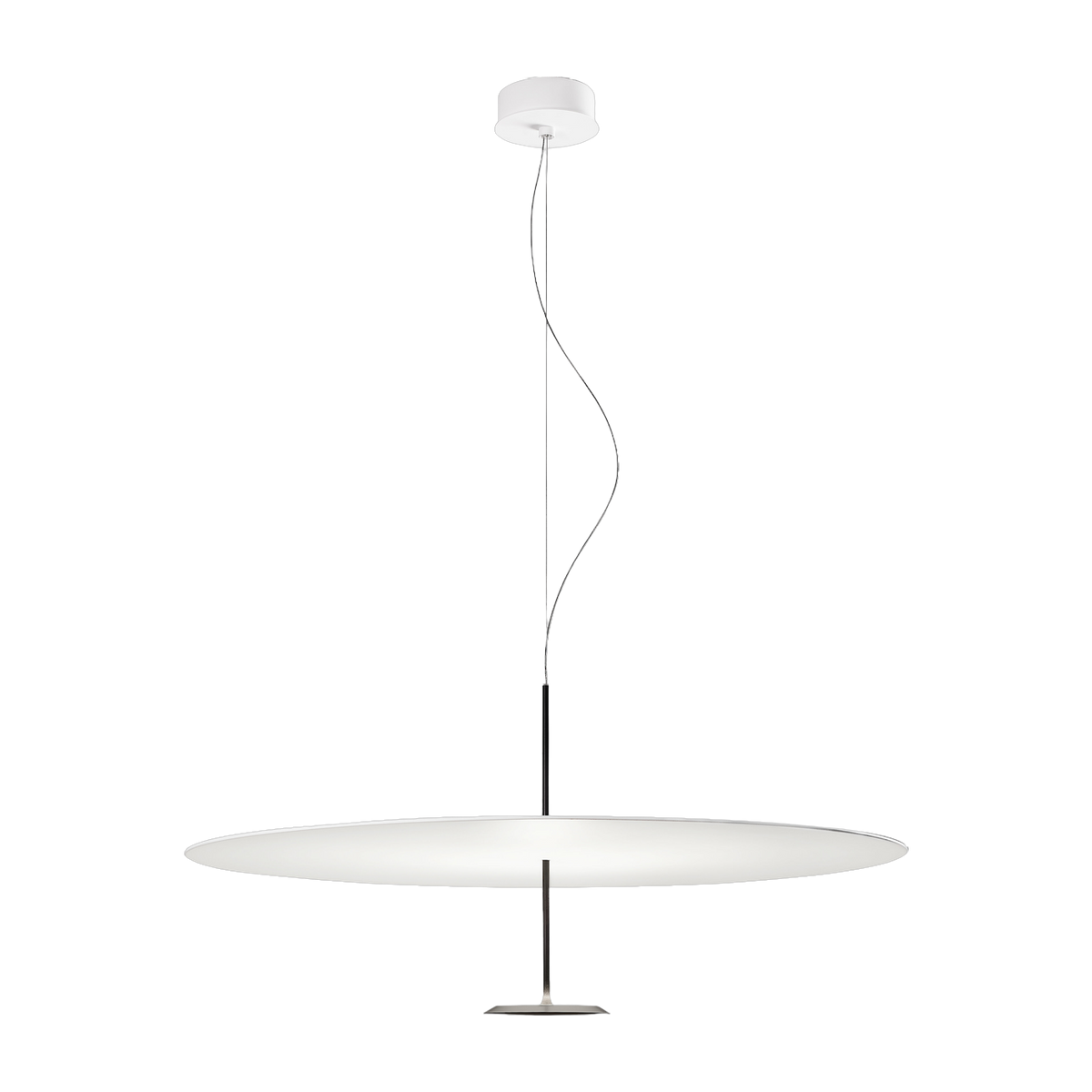 مصباح معلق من المعدن الأسود Dot 800 - Lumina