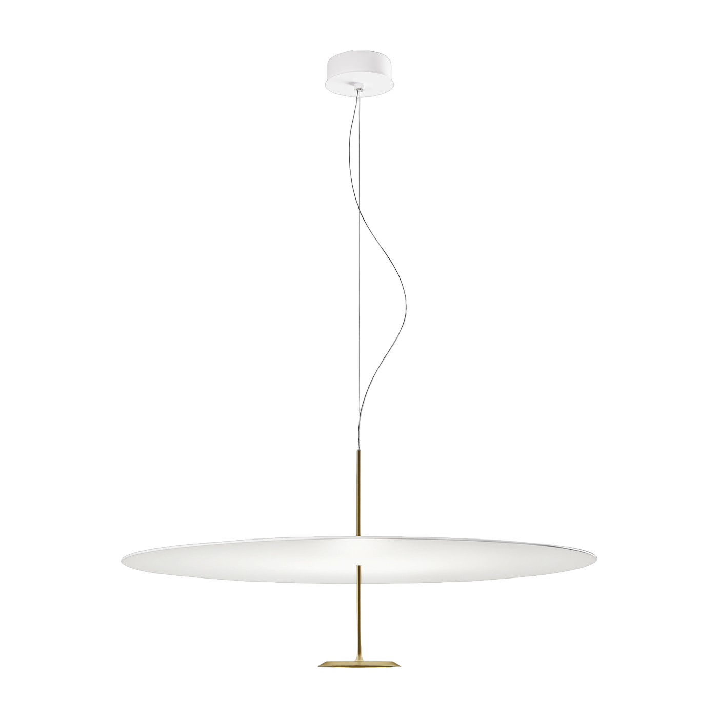 مصباح معلق من المعدن الذهبي Dot 600 - Lumina