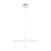 Dot 600 Lite, lampada a sospensione in metallo bianco opaco - Lumina