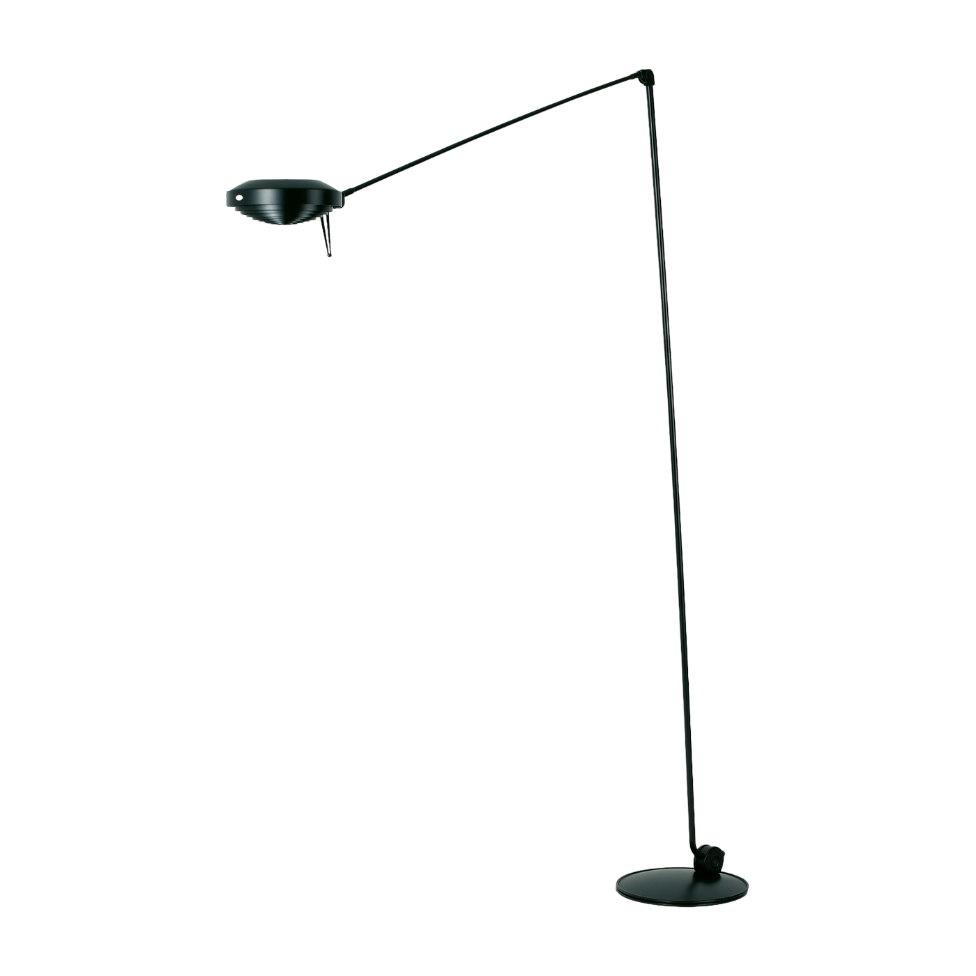 Lampada da terra in metallo nero Elle - Lumina