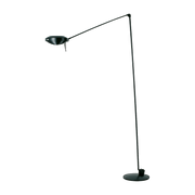 Lampadaire en métal noir Elle - Lumina