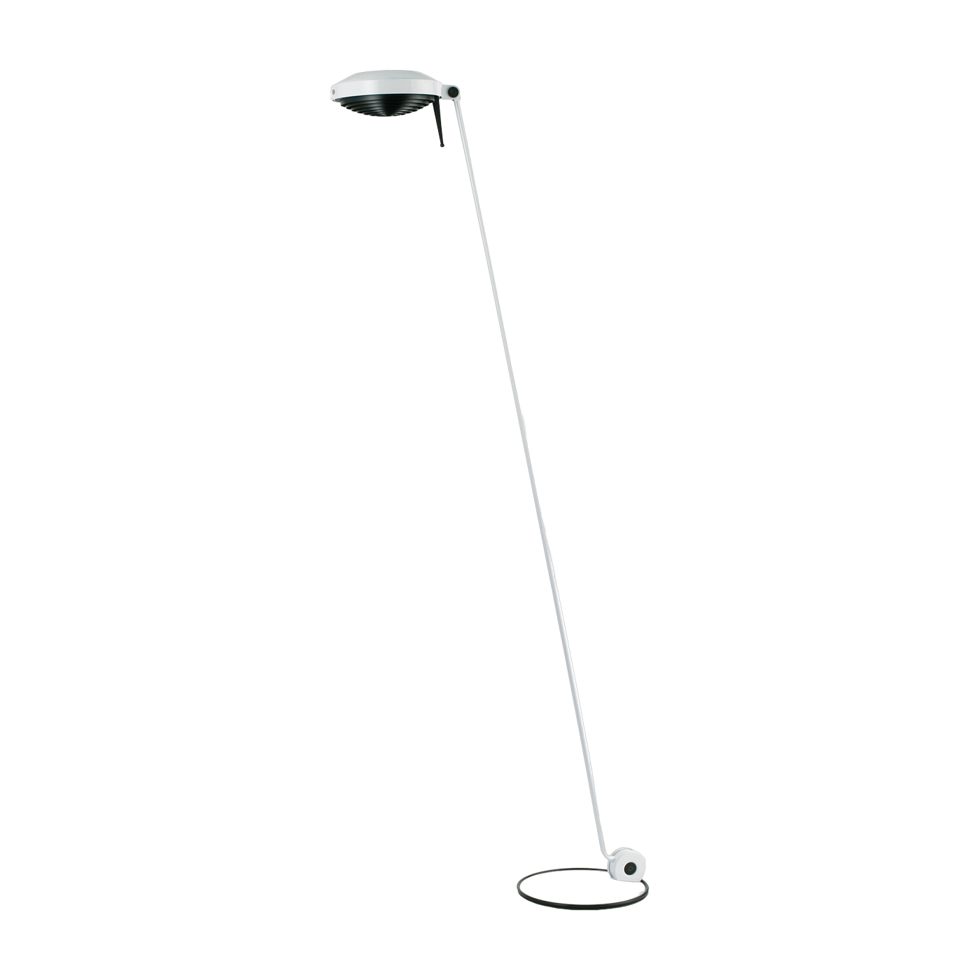 Lampada da terra in metallo bianco opaco Elle 1 - Lumina
