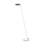 Lampadaire en métal blanc mat Elle 1 - Lumina