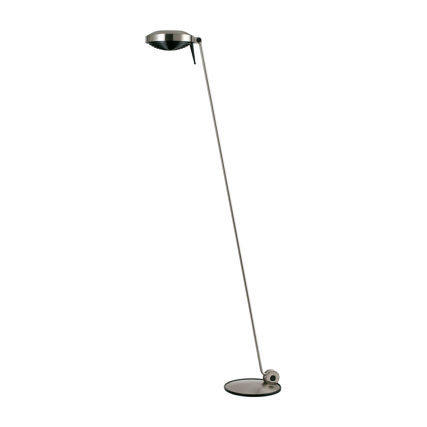 Lampada da terra in metallo ramato Elle 1 - Lumina