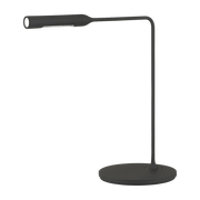 Schwarze Tischlampe aus Metall Flo Bedside -. Lumina