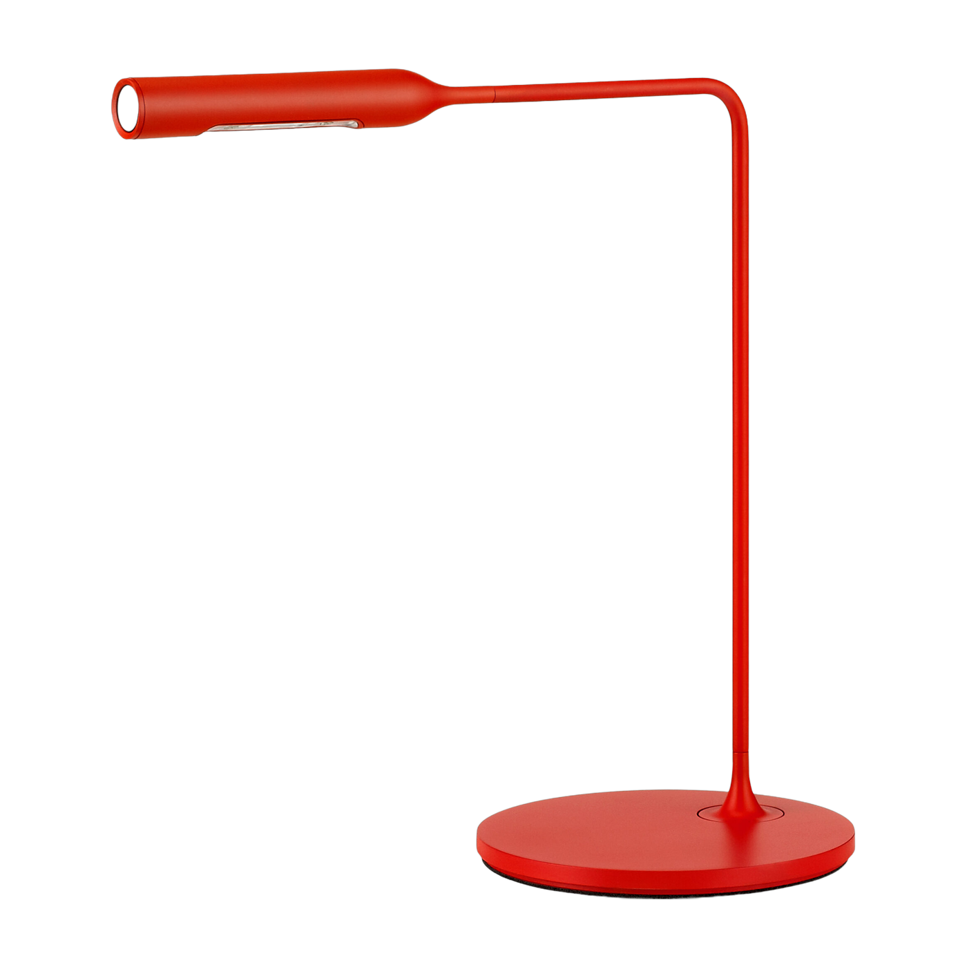 Lampada da tavolo in metallo rosso opaco Flo Bedside - Lumina