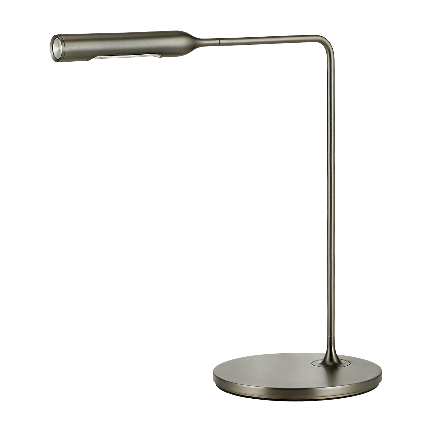 Lampada da tavolo in metallo grigio Flo Bedside - Lumina