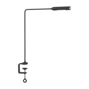 bureau lamp in black metal Flo Clamp - Lumina