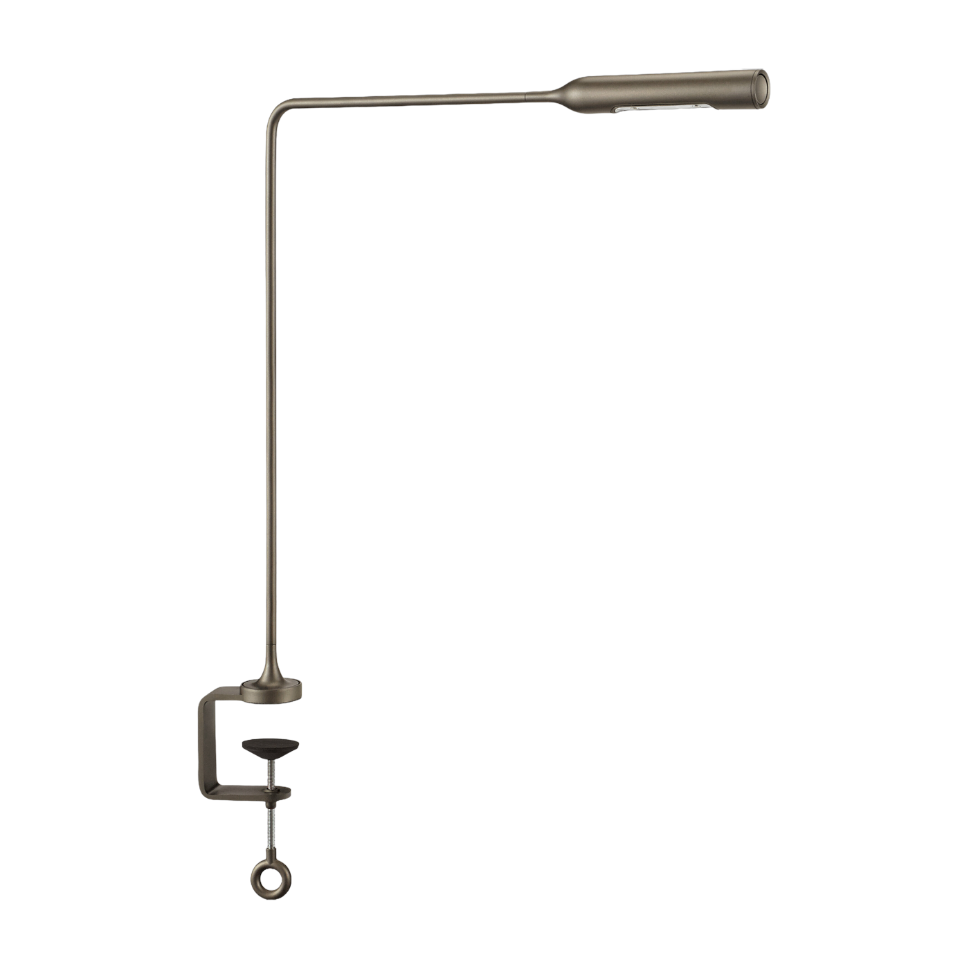 Lampada di bureau in metallo ramato Flo Clamp - Lumina