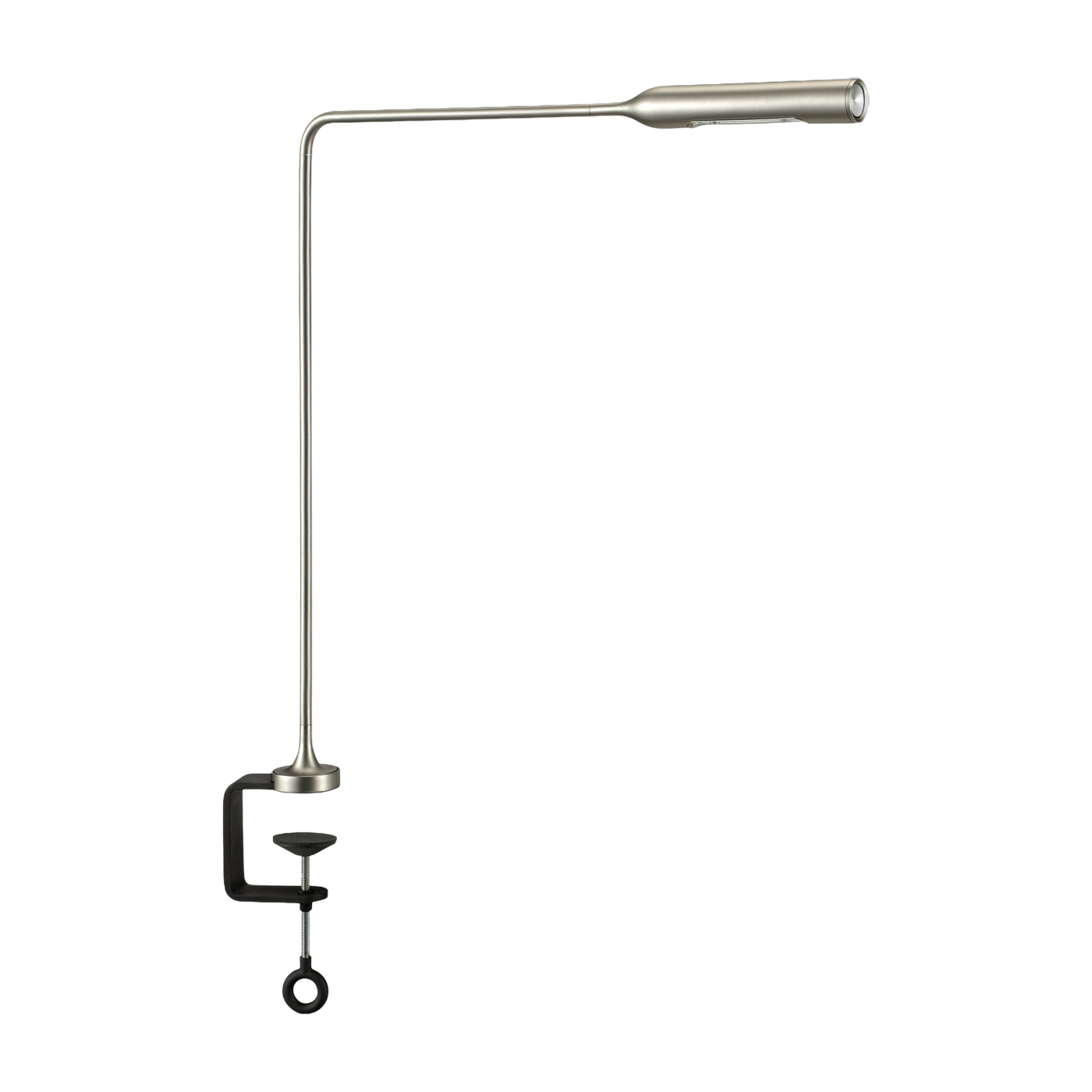 bureau lampada in metallo color argento Flo Clamp - Lumina