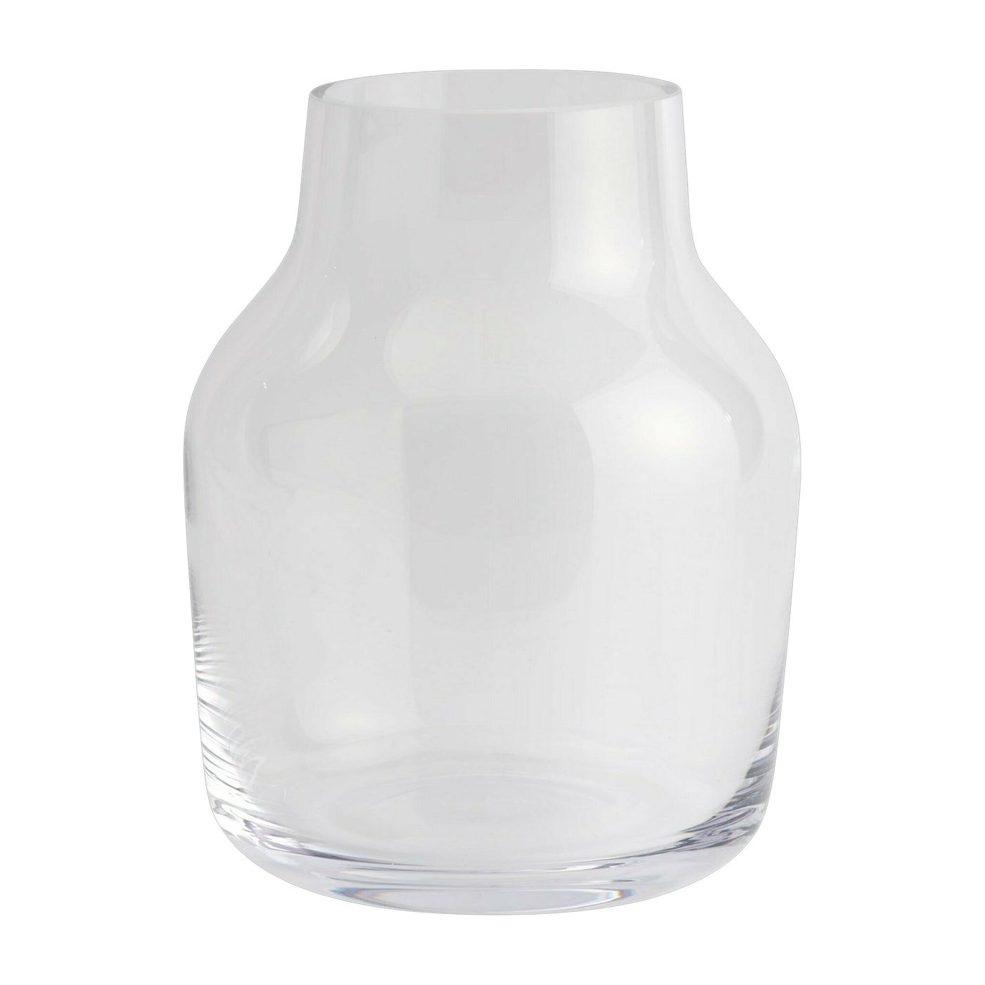 Vase transparent blown glass 15 cm Silent - Muuto
