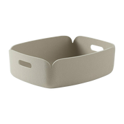 Recycelter rechteckiger Aufbewahrungskorb Sand Restore -. Muuto
