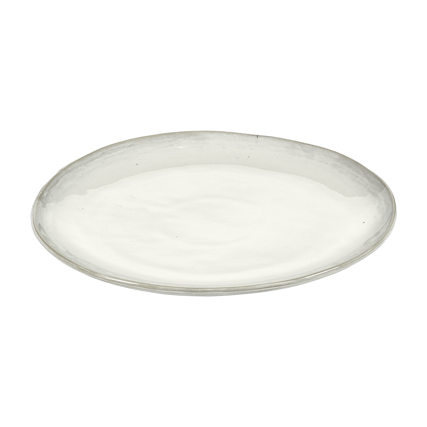 طبق أبيض مكسور 25 سم لا مير - Serax