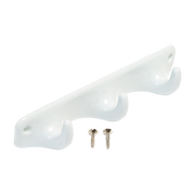 Ganchos de porcelana - 3 ganchos 18 × 3cm - blanco Merigous