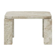 Table basse en travertin 60 x 60 cm Atlas - New works