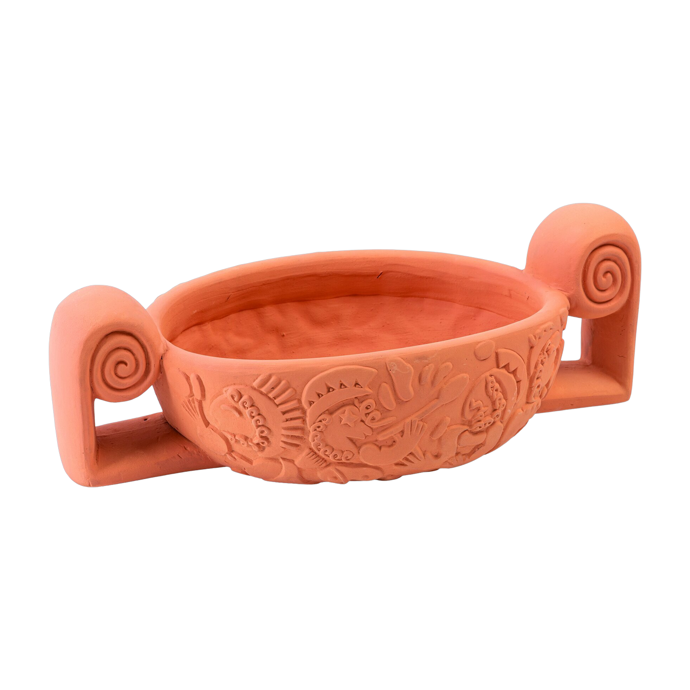Plato de centro de terracota 25 x 20 cm Centrotavola - Seletti