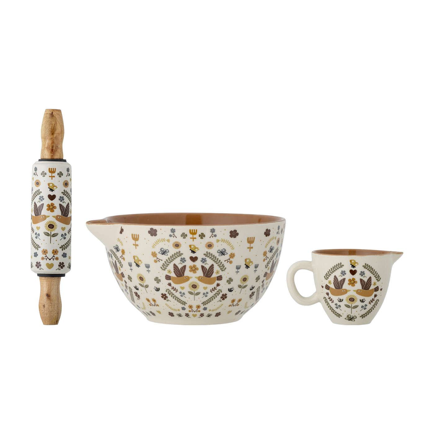 Bryn Baking Set Brown Stoneware - Bloomingville Mini