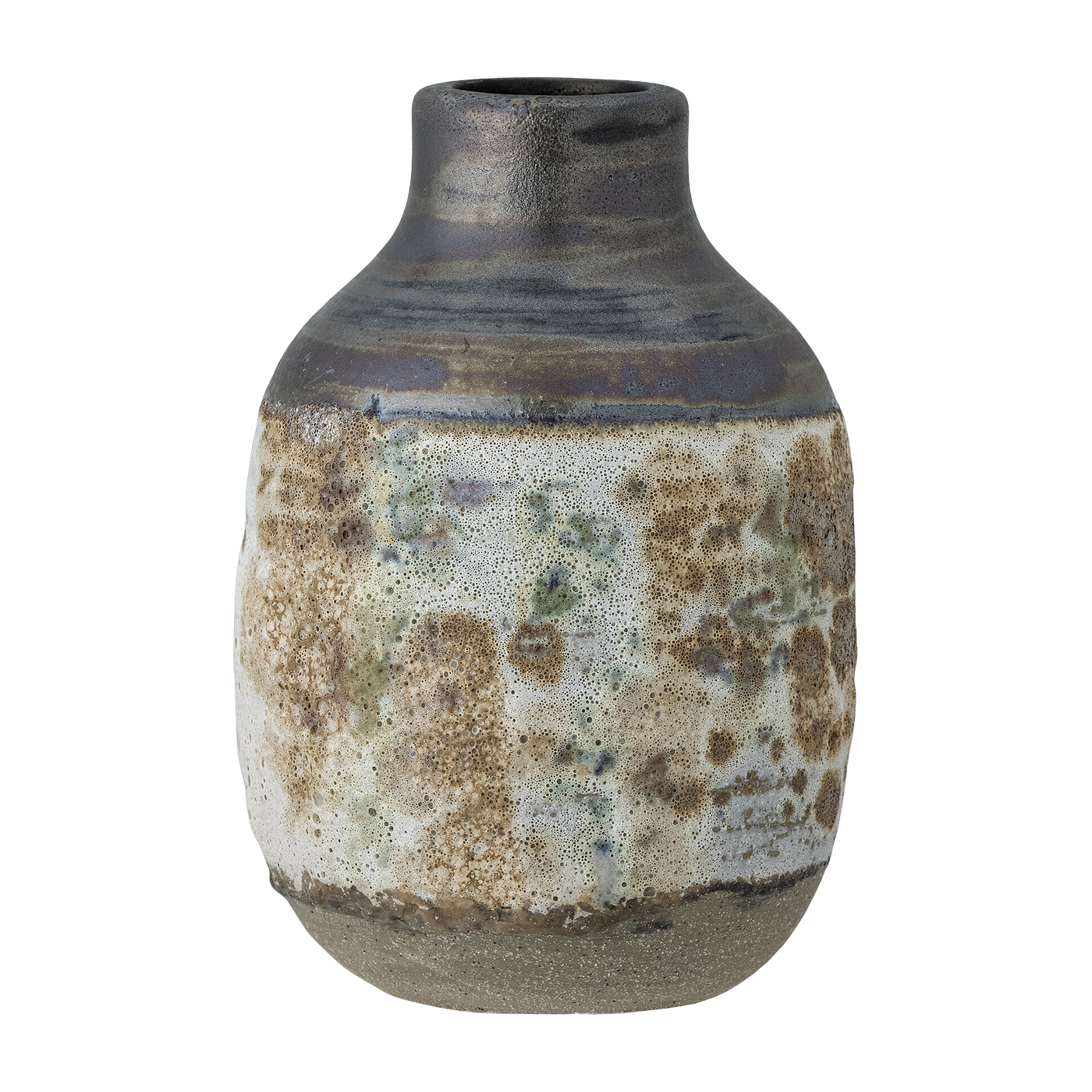 Crina Vase Braun Steingut - Bloomingville