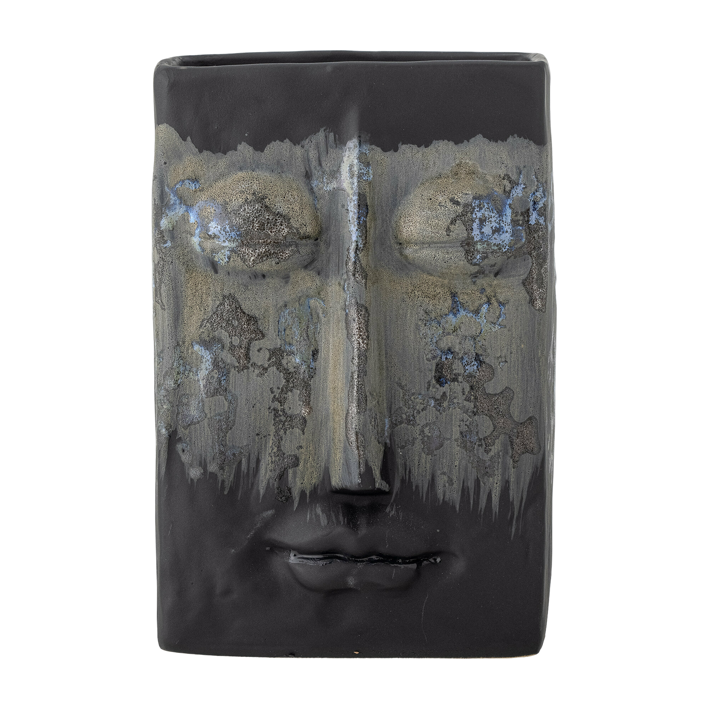 Nasru Vase Schwarz Steingut - Bloomingville