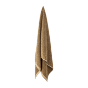 Asciugamano Kahla in cotone marrone Bloomingville