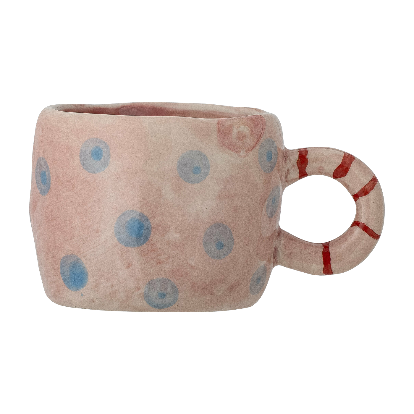 Tazza da caffè in gres rosa Nini - Bloomingville Mini