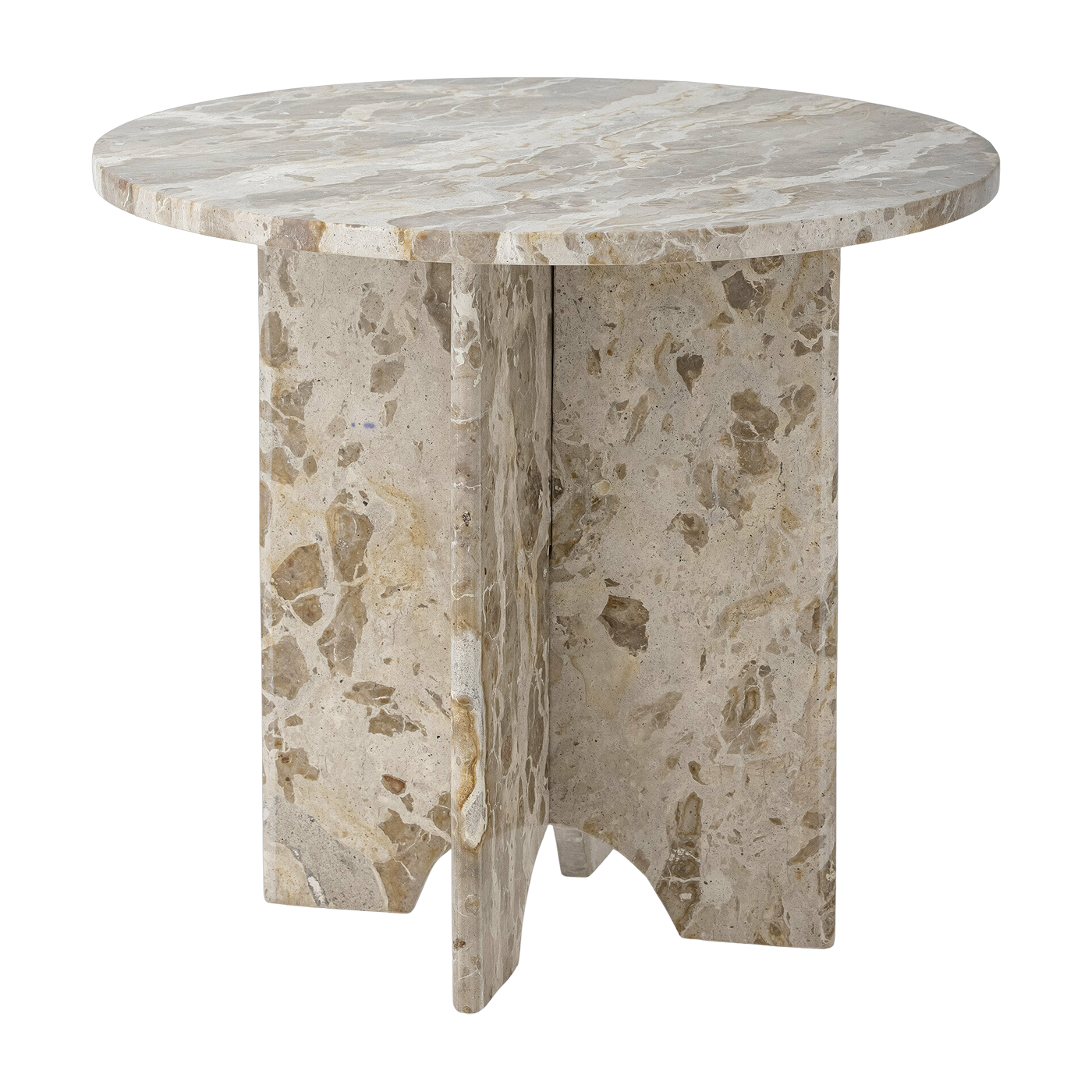 Jasmia Side Table Brown Marble - Bloomingville