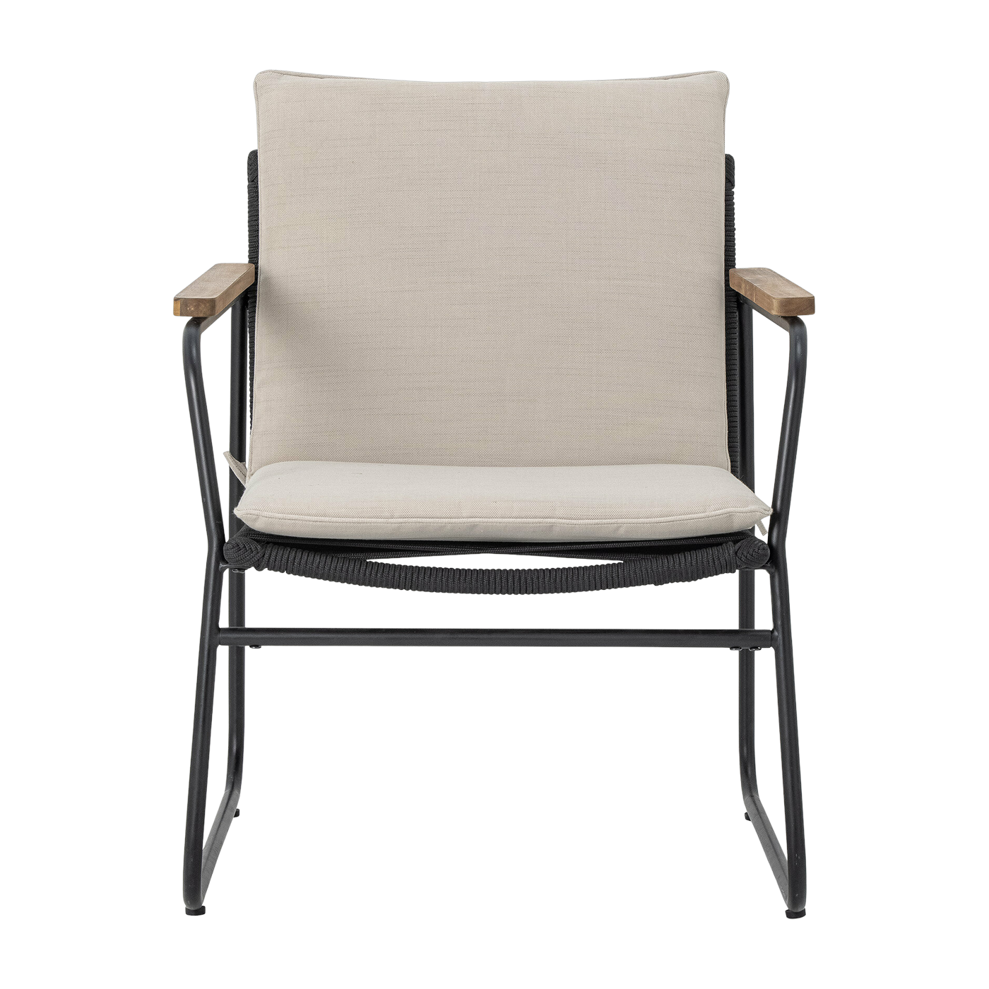 Hampton Lounge Chair Black Metal - Bloomingville