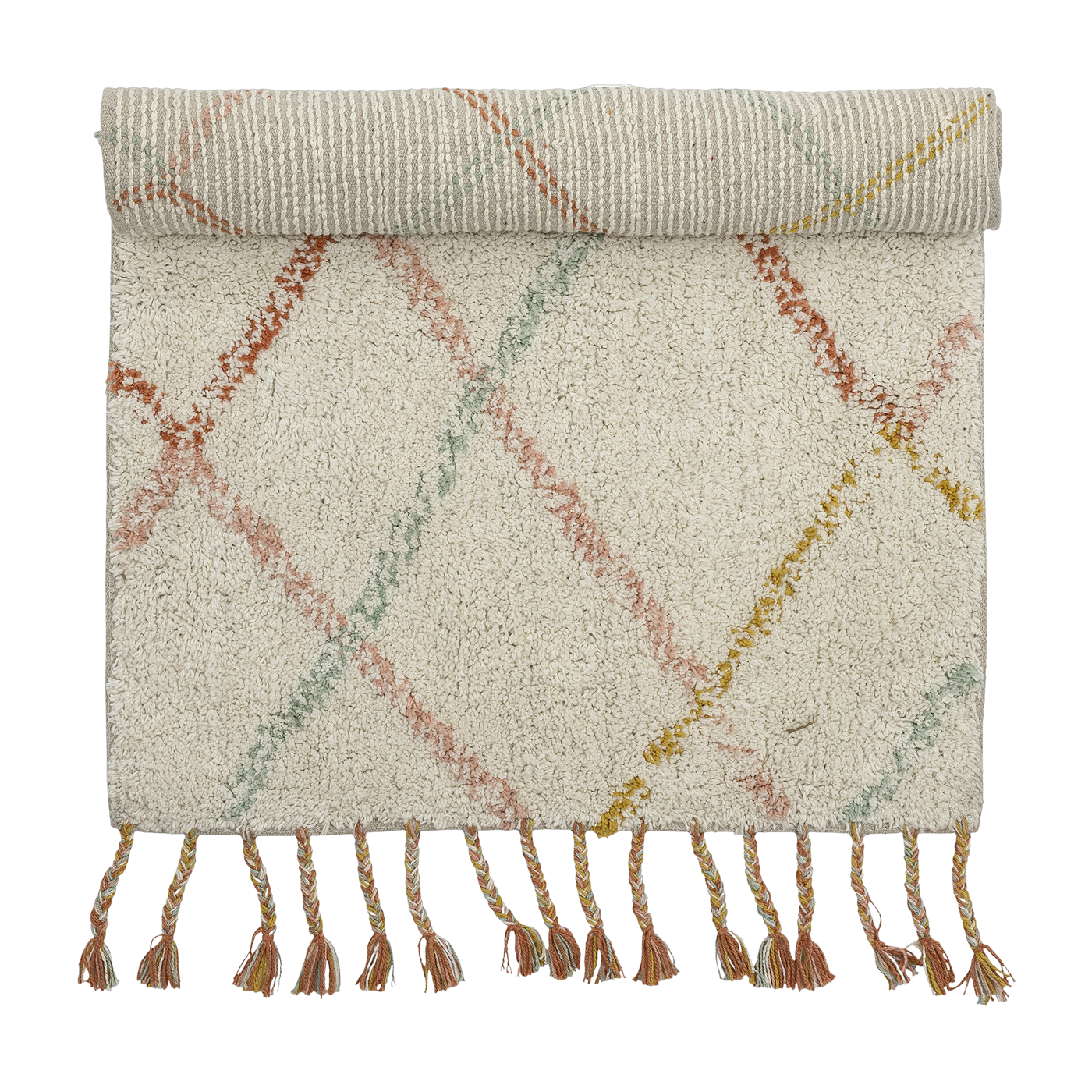 Tappeto Lilou Cotone Arancione - Bloomingville Mini