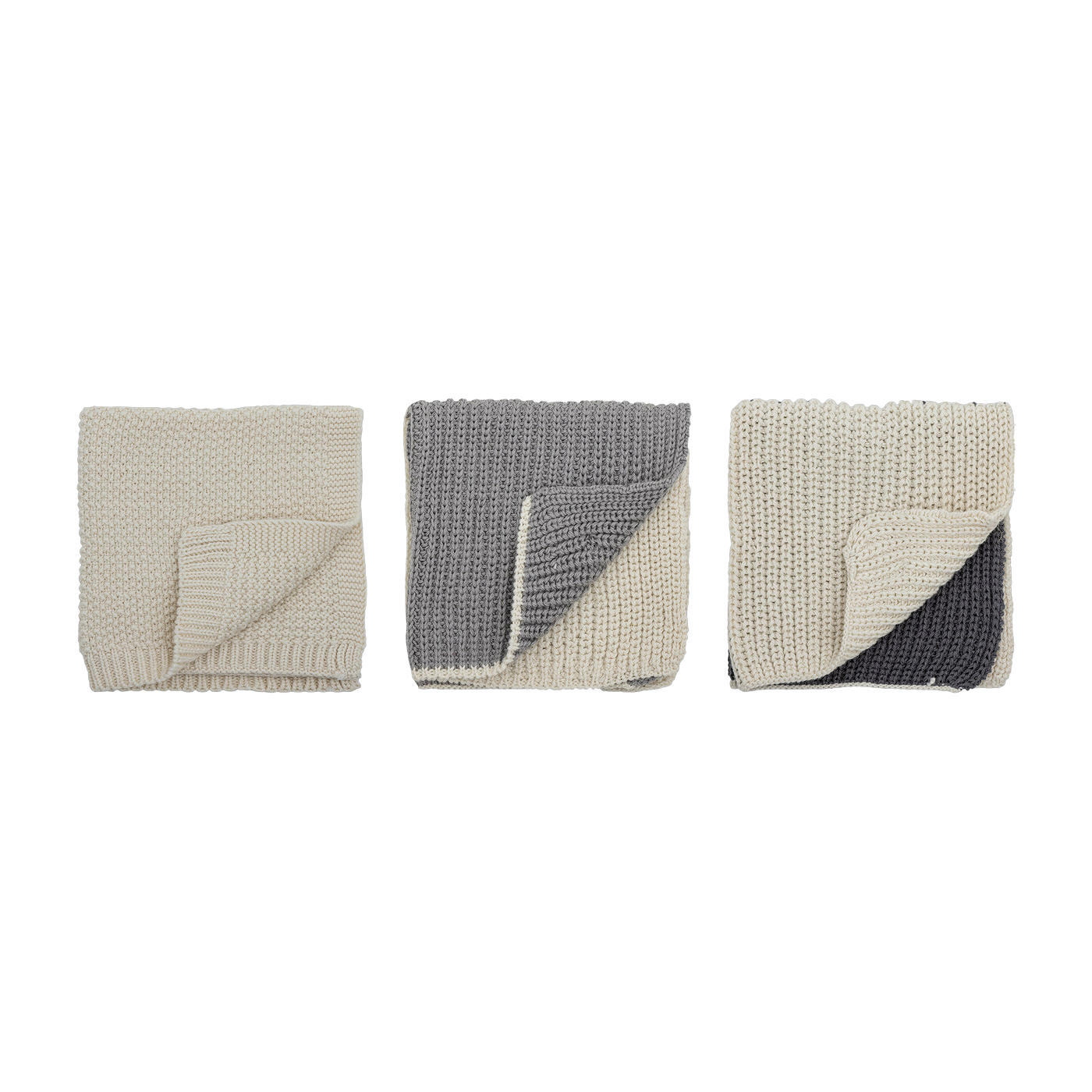 Torchon Odette Coton Gris - Bloomingville
