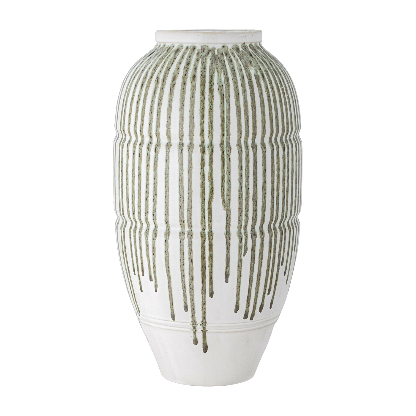 Scarlet Vase Grün Steingut - Bloomingville
